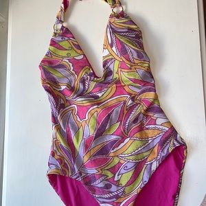 NWT Becca shimmer one piece